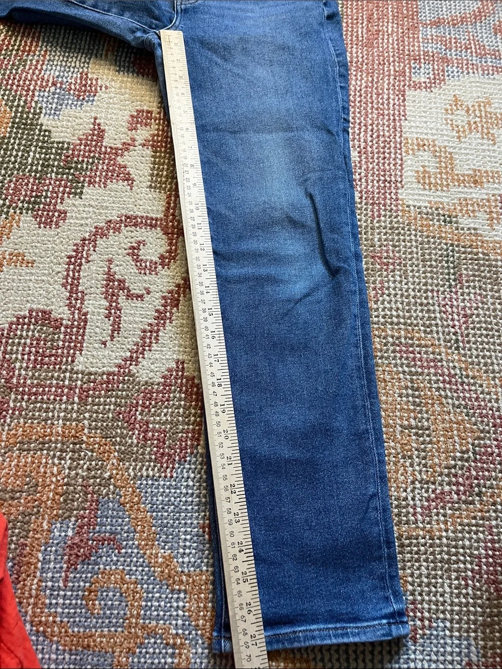 Madewell The Perfect Vintage Jean Size 29 Blue High Rise Straight Leg EUC